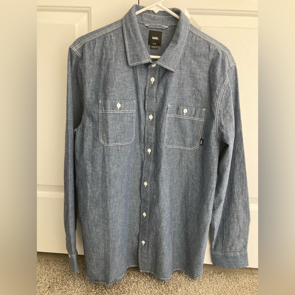 Vans button down shirt